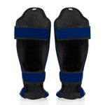 Protège-tibias Fairtex Compétition SP5 avec pare-pieds Bleu 