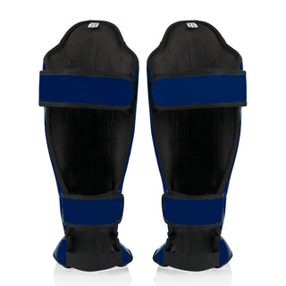 Protège-tibias Fairtex Compétition SP5 avec pare-pieds Bleu 