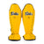 Protège-tibias Fairtex Compétition SP5 avec repose-pieds Jaune 