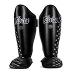 Protège-tibias Fairtex Compétition SP5 avec repose-pieds Noir 