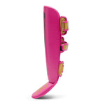Protège-tibias Leone Iuter PT01IU avec pare-pieds Fuchsia 