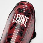 Scheenbeschermers Leone Urban Fighter PT118 rood-zwart camo 