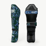 Scheenbeschermers Leone Urban Fighter PT118 blauw-groen camo 