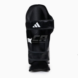 Protège-tibias avec semelle Adidas Pro Kickboxing WAKO Noir-blanc 