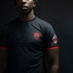 Rashguard Half Sumo Junkie Rosso-Combat Arena