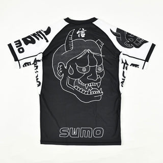 Rashguard Half Sumo Sugoi Ranked Bianco-Combat Arena