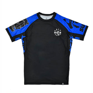 Rashguard Half Sumo Sugoi Ranked Blauw-Combat Arena