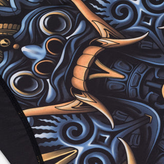 Rashguard Manto Barong manches courtes Noir-Combat Arena