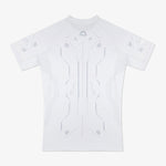 Rashguard Manto Shield manches courtes Blanc-Combat Arena