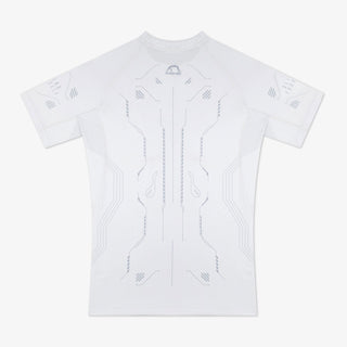 Rashguard Manto Shield manches courtes Blanc-Combat Arena
