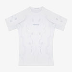 Rashguard Manto Shield manches courtes Blanc-Combat Arena