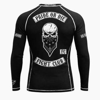Rashguard Pride or Die Fight Club maniche lunghe-Combat Arena