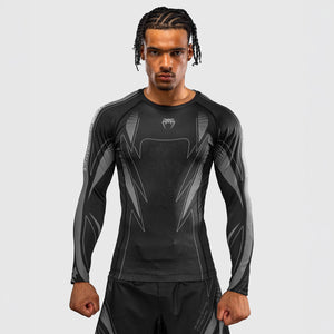 Rashguard Venum Amazonia Reborn manches longues Noir-gris-Combat Arena