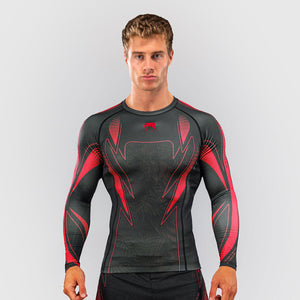 Rashguard Venum Amazonia Reborn manches longues Noir-rouge-Combat Arena