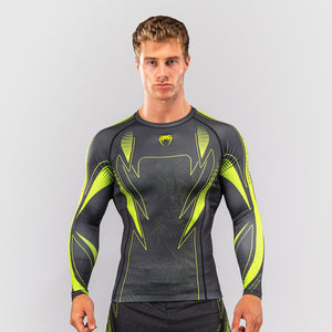 Rashguard Venum Amazonia Reborn manches longues Noir-vert-Combat Arena