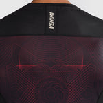 Rashguard Venum G-Fit Air lange mouwen Zwart-rood 