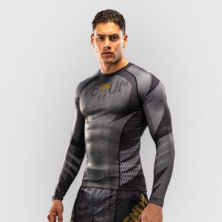Rashguard Venum Galactic 3.0 maniche lunghe Nero-oro-Combat Arena