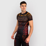 Rashguard Venum Quetzal Fury korte mouwen Zwart-rood 