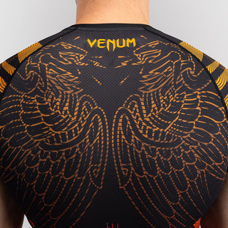 Rashguard Venum Quetzal Fury korte mouwen Zwart-rood 