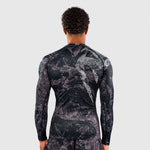 Rashguard Venum Rage & Workout maniche lunghe Nero-grigio-Combat Arena