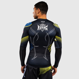 Rashguard Venum Tekken 8 King manches longues Noir-jaune-Combat Arena