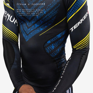 Rashguard Venum Tekken 8 King manches longues Noir-jaune-Combat Arena
