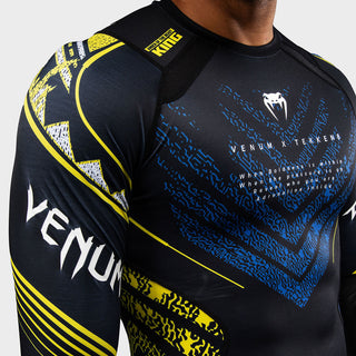 Rashguard Venum Tekken 8 King manches longues Noir-jaune-Combat Arena