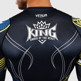 Rashguard Venum Tekken 8 King manches longues Noir-jaune-Combat Arena