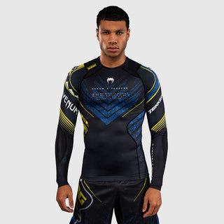 Rashguard Venum Tekken 8 King manches longues Noir-jaune-Combat Arena