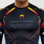 Rashguard Venum Tekken 8 Yoshimitsu manches longues Noir-orange-Combat Arena