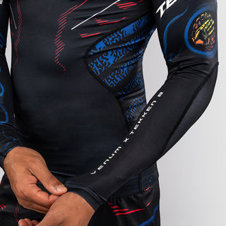 Rashguard Venum Tekken 8 Yoshimitsu manches longues Noir-orange-Combat Arena