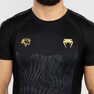 Rashguard Venum x Chimaev Wild Borz maniche corte Nero-Combat Arena
