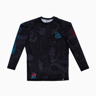 Rashguard Half Sumo Black Mamba Neon manches longues 