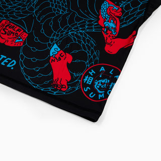 Rashguard Half Sumo Black Mamba Neon manches longues 