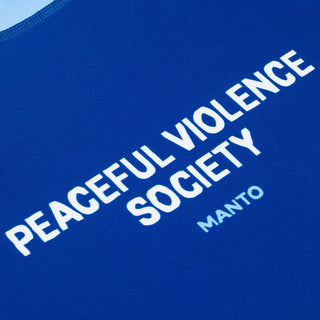 Rashguard Manto Gym 3.0 korte mouwen Blauw 