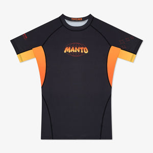 Rashguard Manto Warschau Naar Tokio korte mouwen Zwart 