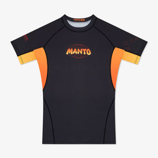 Rashguard Manto Warschau Naar Tokio korte mouwen Zwart 