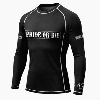 Rashguard Pride or Die Fight Club lange mouwen 