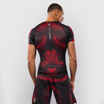 Rashguard Venum Matupa korte mouwen Zwart-rood 