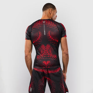 Rashguard Venum Matupa korte mouwen Zwart-rood 