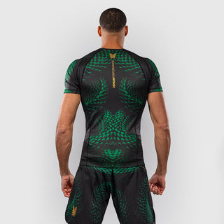 Rashguard Venum Matupa manches courtes Noir-vert 
