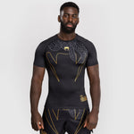 Rashguard Venum Serpenti korte mouwen Zwart 