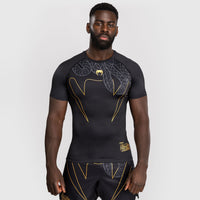Rashguard Venum Serpenti korte mouwen Zwart 