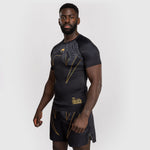 Rashguard Venum Serpenti korte mouwen Zwart 