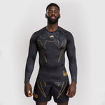 Rashguard Venum Serpenti lange mouwen Zwart 
