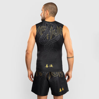 Rashguard Venum Serpenti mouwloos Zwart 