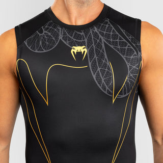 Rashguard Venum Serpenti mouwloos Zwart 