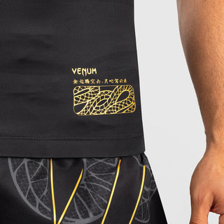 Rashguard Venum Serpenti mouwloos Zwart 
