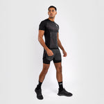 Rashguard Venum Technical 3.0 korte mouwen grafiet