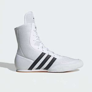 Scarpe da Boxe Adidas Box Hog 2 Bianco-nero-Combat Arena